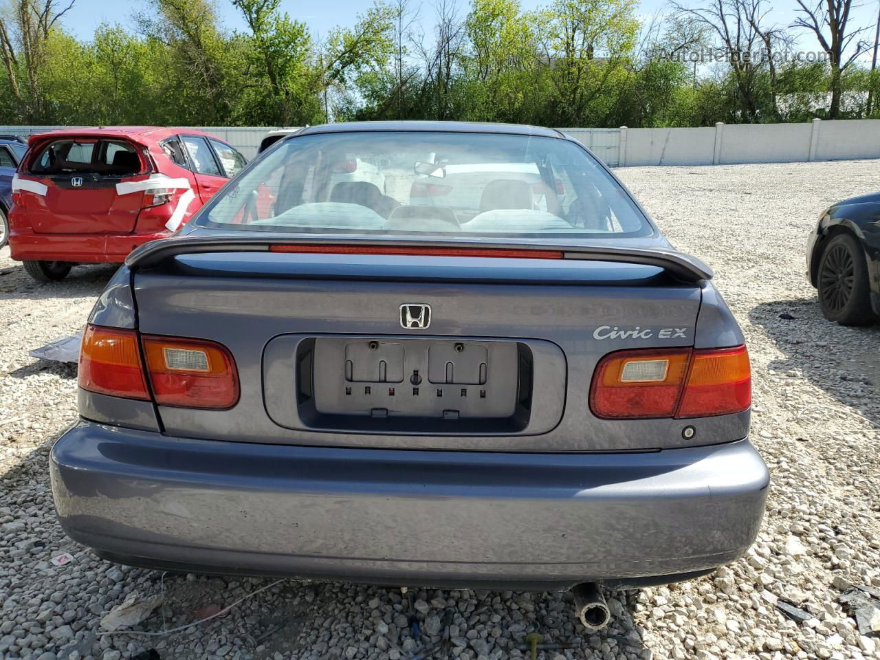 1995 Honda Civic Ex Silver vin: 1HGEJ1220SL065585