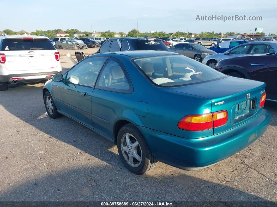 1995 Honda Civic Ex Green vin: 1HGEJ1224SL009276