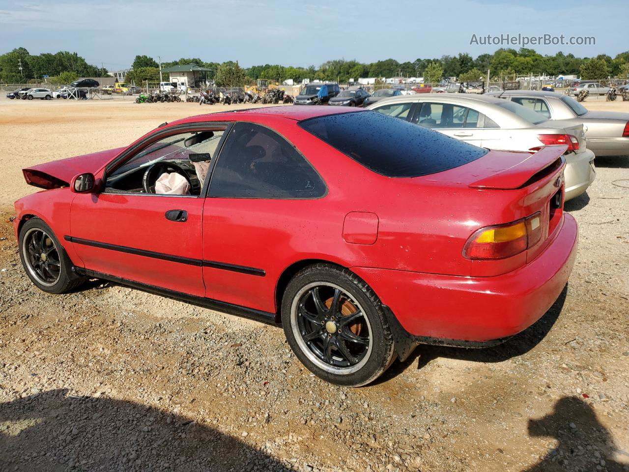 1995 Honda Civic Ex Red vin: 1HGEJ1224SL023064