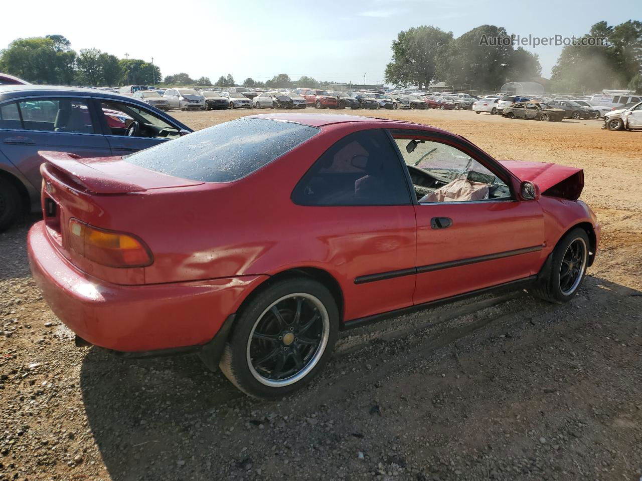 1995 Honda Civic Ex Red vin: 1HGEJ1224SL023064