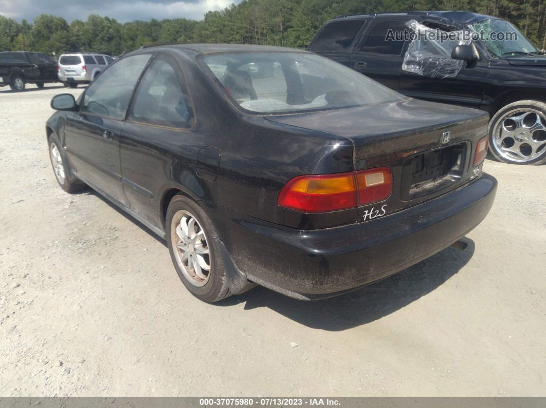 1995 Honda Civic Ex Black vin: 1HGEJ1225SL007777