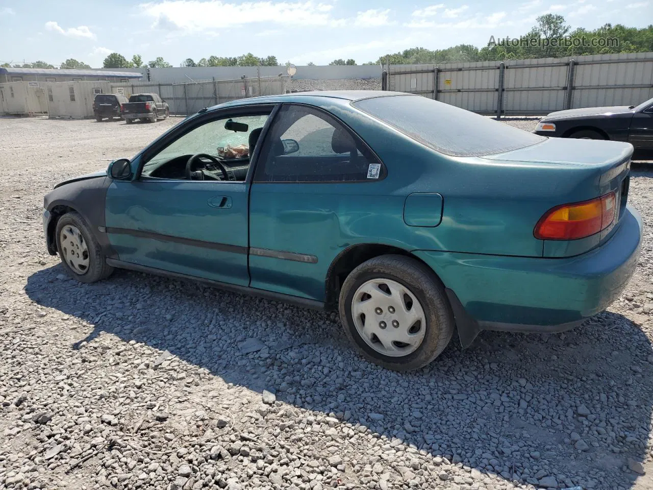 1995 Honda Civic Ex Turquoise vin: 1HGEJ122XSL059177