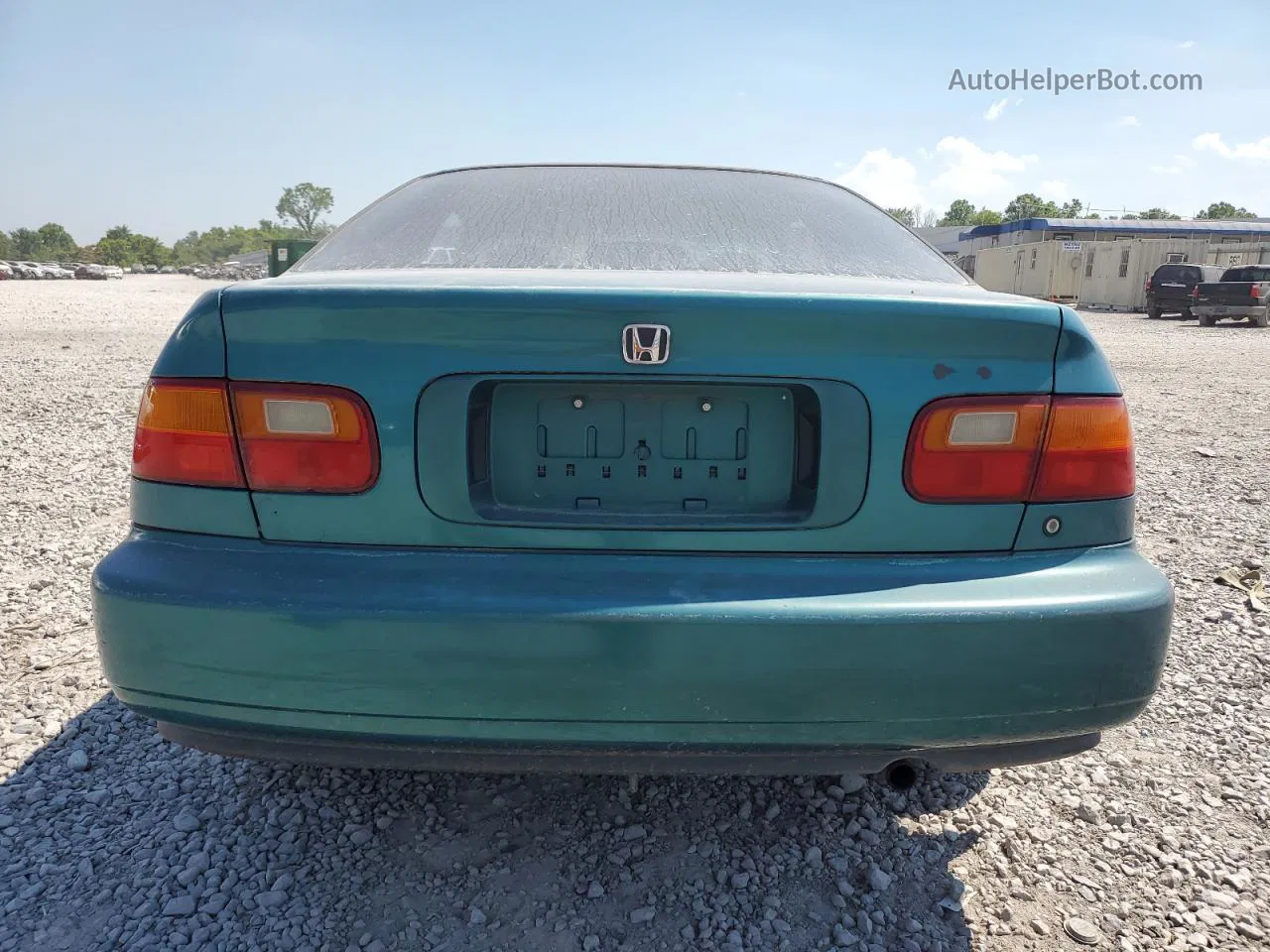 1995 Honda Civic Ex Turquoise vin: 1HGEJ122XSL059177