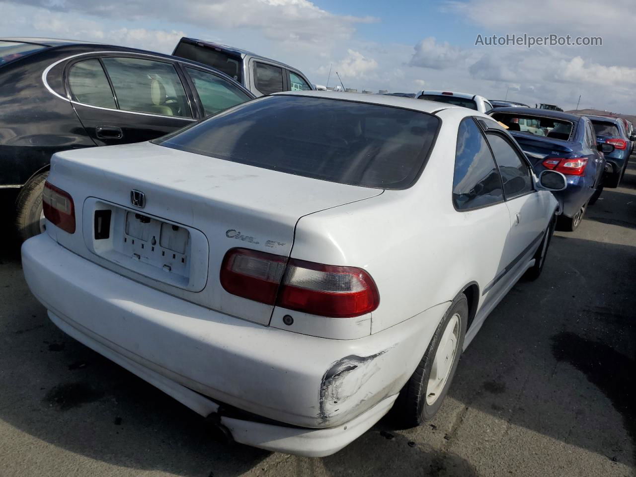 1993 Honda Civic Ex White vin: 1HGEJ1251PL004408