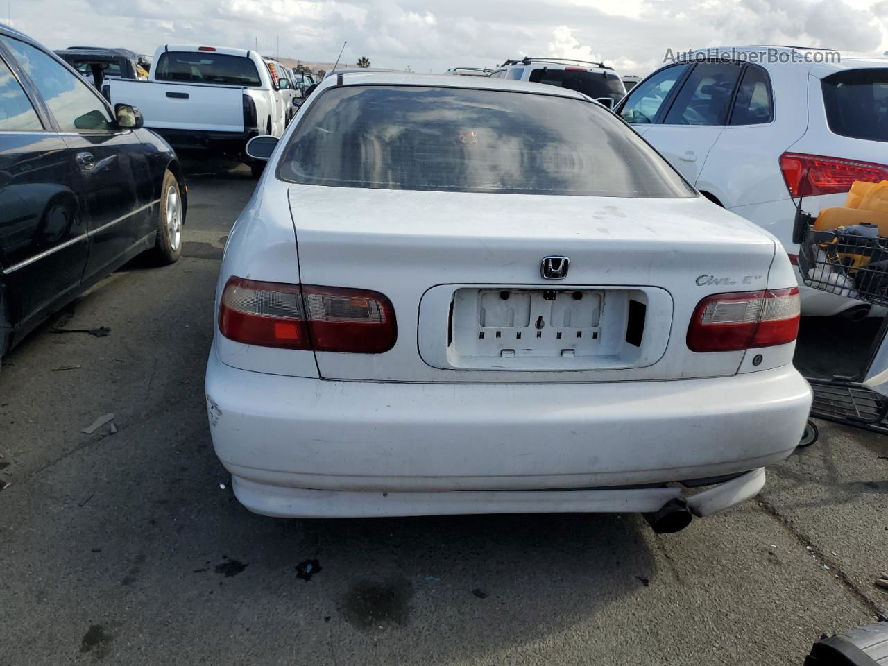 1993 Honda Civic Ex White vin: 1HGEJ1251PL004408