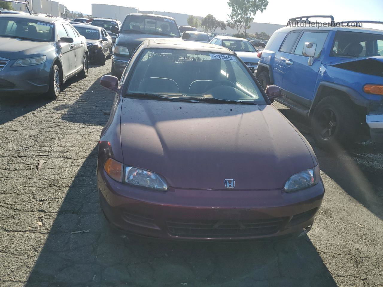 1993 Honda Civic Ex Purple vin: 1HGEJ1263PL002989