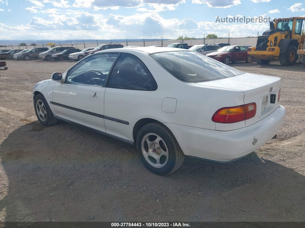 1993 Honda Civic Ex White vin: 1HGEJ1263PL054235