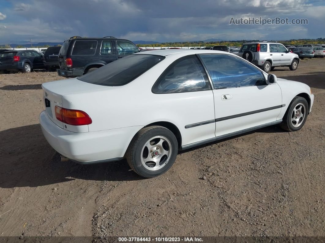 1993 Honda Civic Ex White vin: 1HGEJ1263PL054235