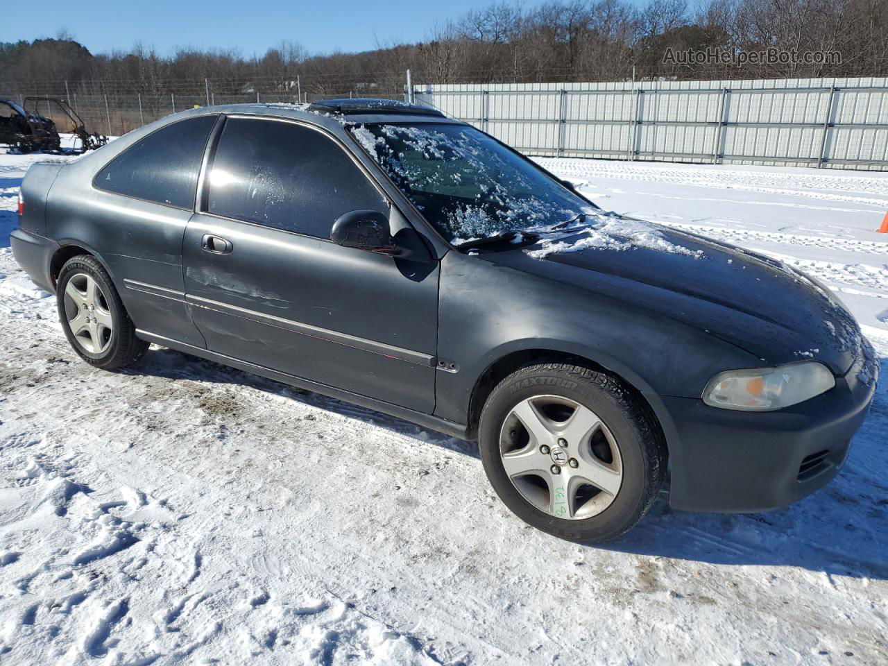 1993 Honda Civic Ex Black vin: 1HGEJ1264PL004153