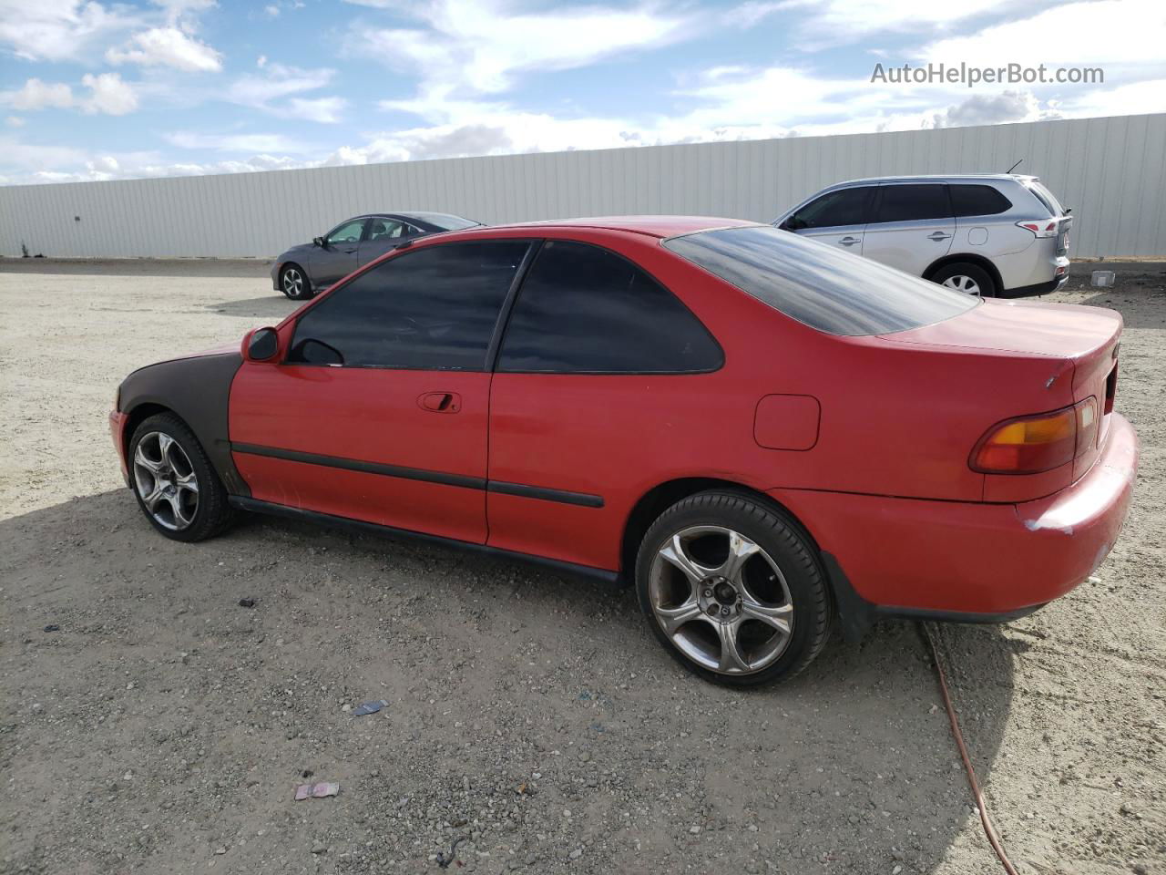 1993 Honda Civic Ex Red vin: 1HGEJ1264PL047892