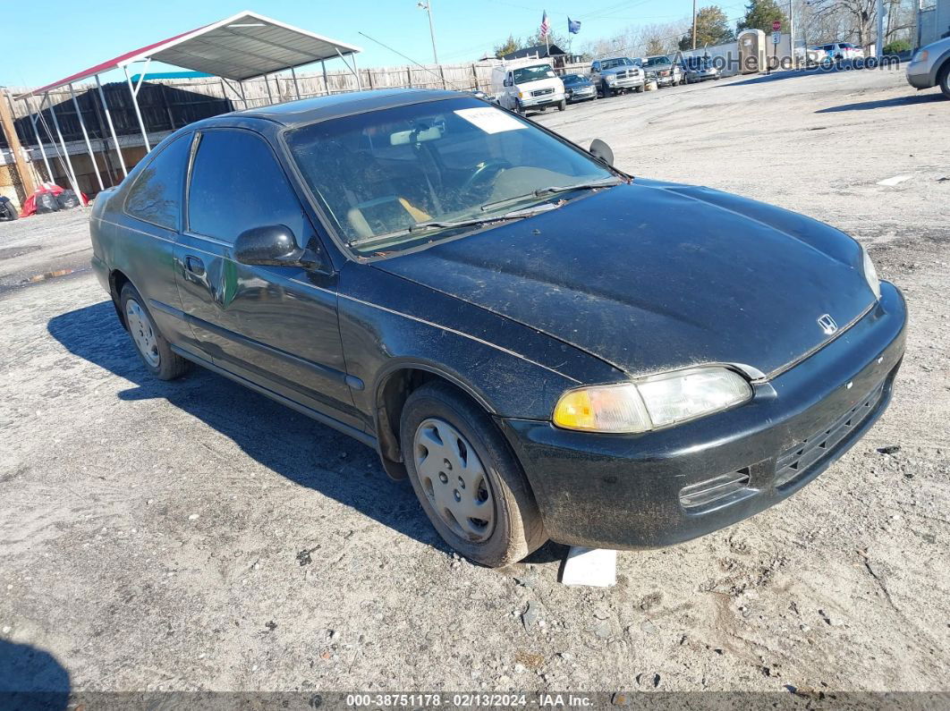 1993 Honda Civic Ex Black vin: 1HGEJ126XPL024276