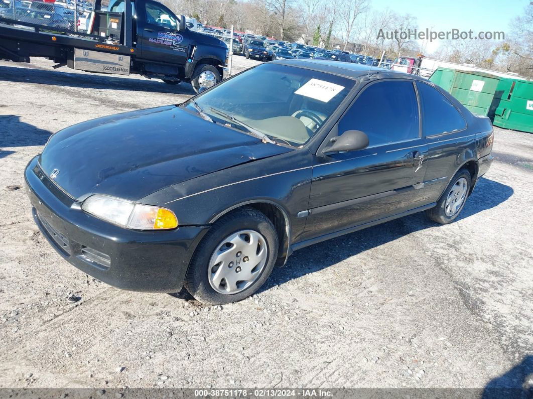 1993 Honda Civic Ex Black vin: 1HGEJ126XPL024276