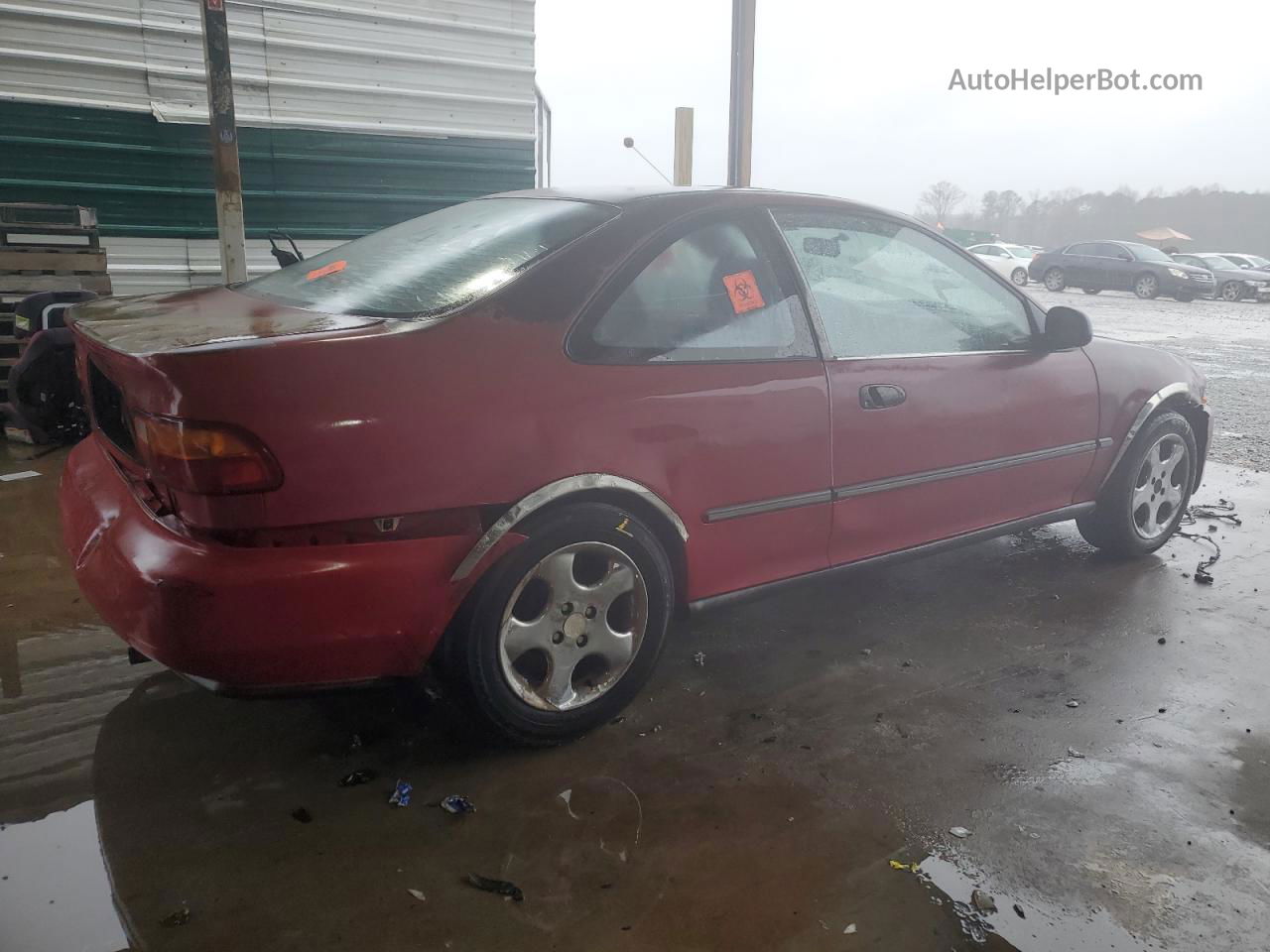 1994 Honda Civic Dx Red vin: 1HGEJ2122RL018835