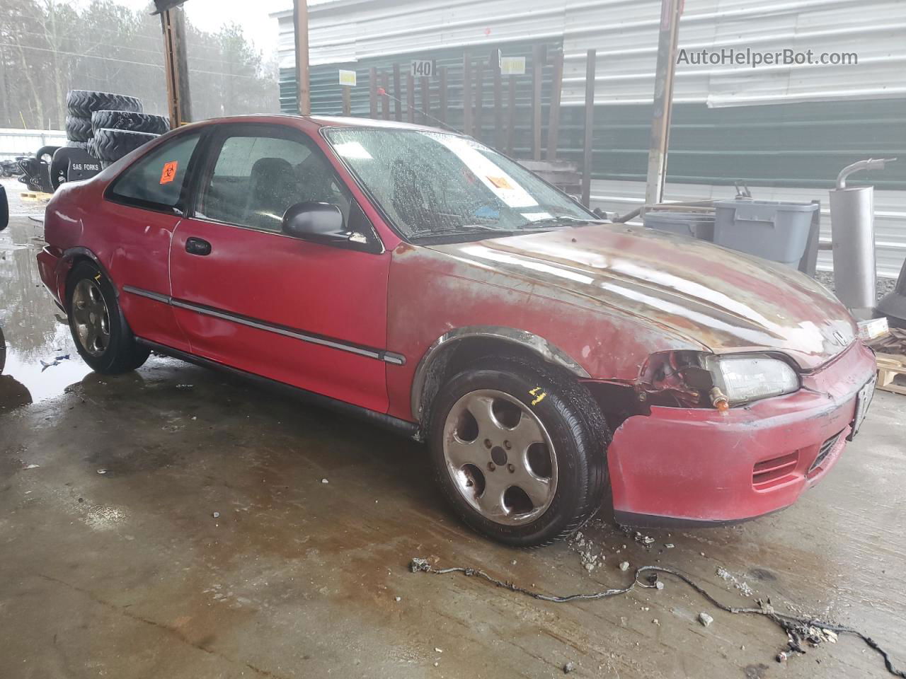 1994 Honda Civic Dx Red vin: 1HGEJ2122RL018835