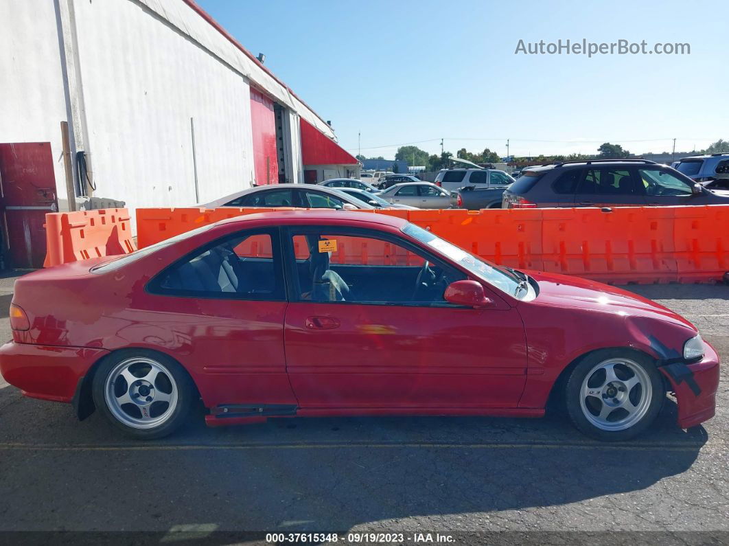 1995 Honda Civic Dx Red vin: 1HGEJ2125SL029365