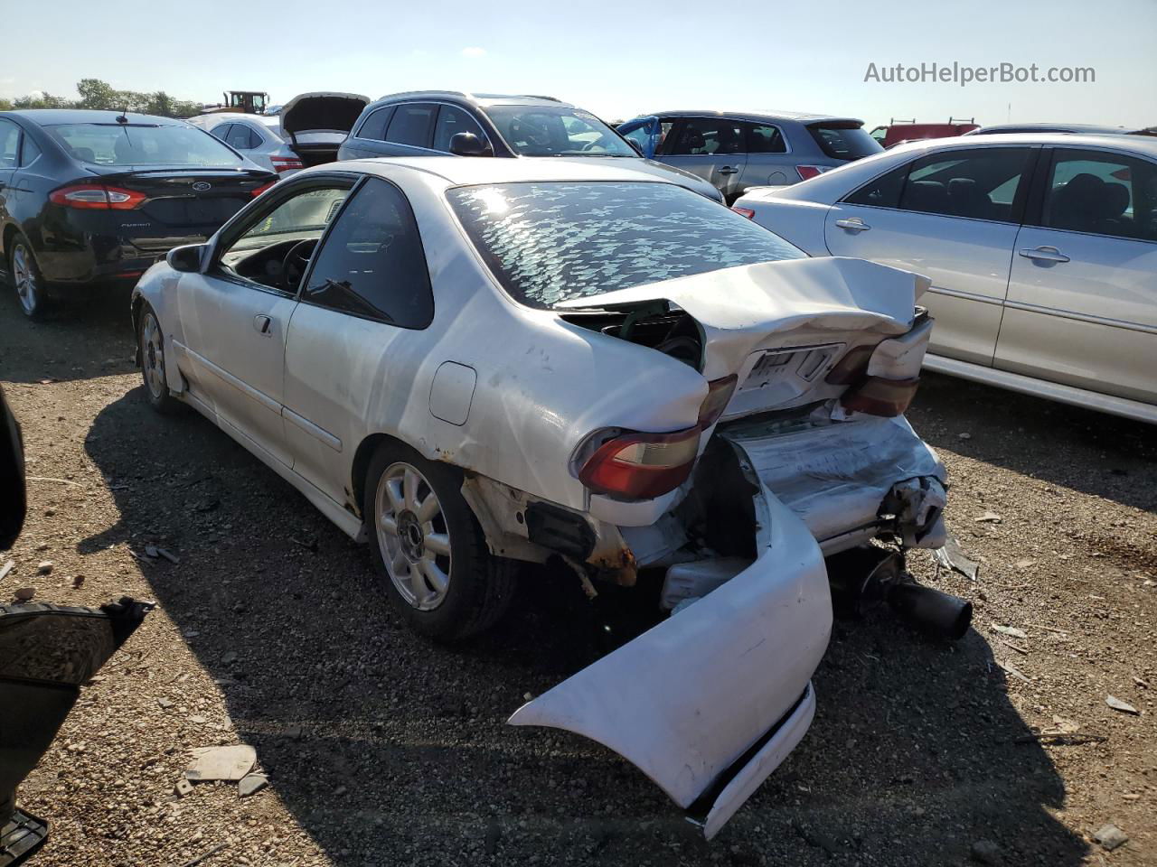 1995 Honda Civic Dx White vin: 1HGEJ2126SL038205