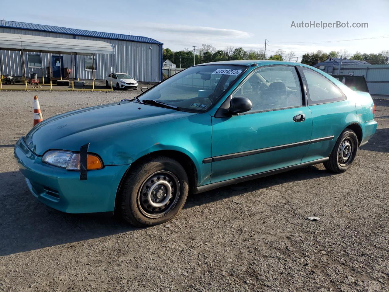 1994 Honda Civic Dx Green vin: 1HGEJ2223RL010418