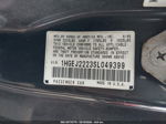 1995 Honda Civic Dx Black vin: 1HGEJ2223SL049399