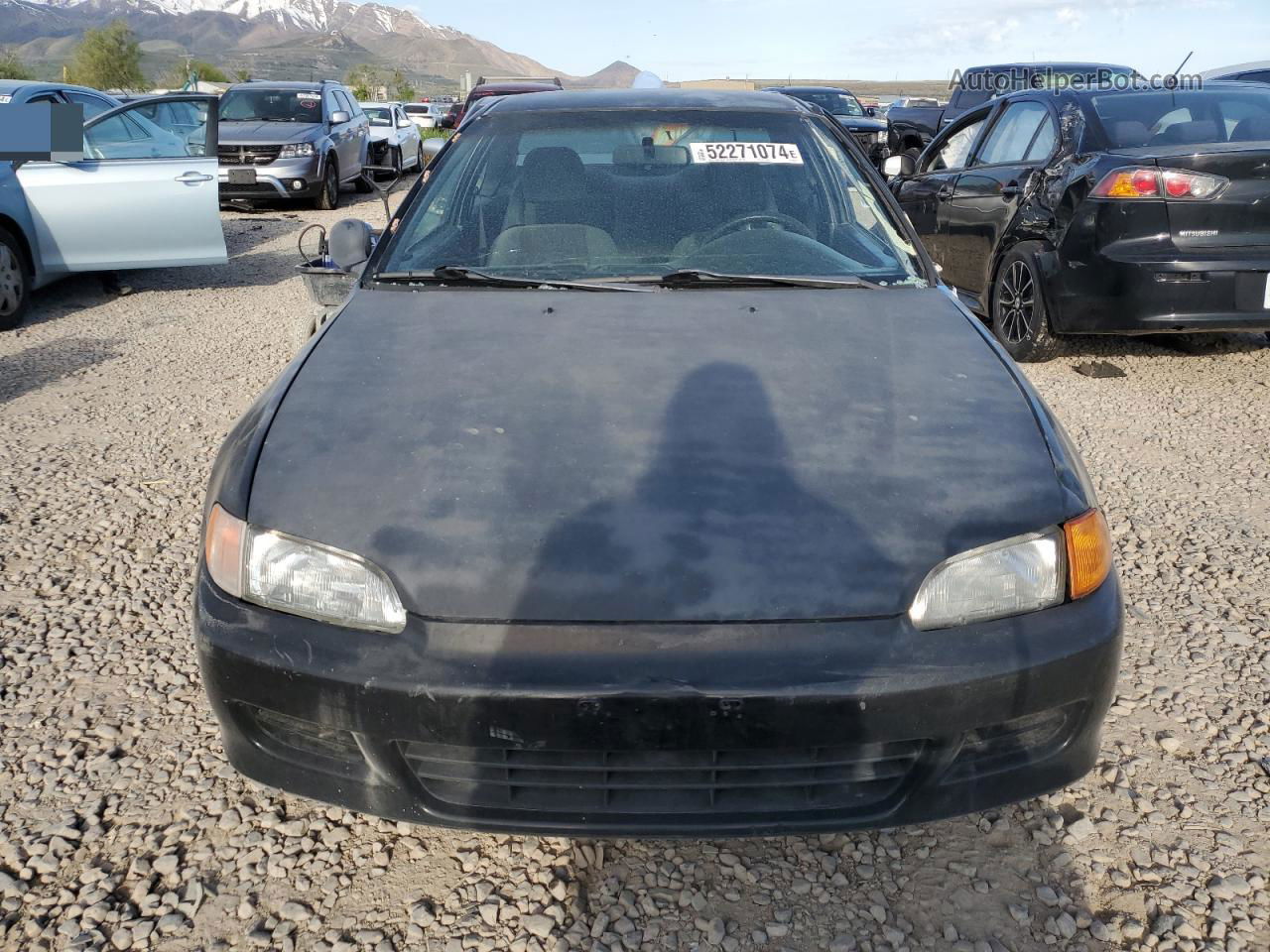 1995 Honda Civic Dx Black vin: 1HGEJ2227SL004238