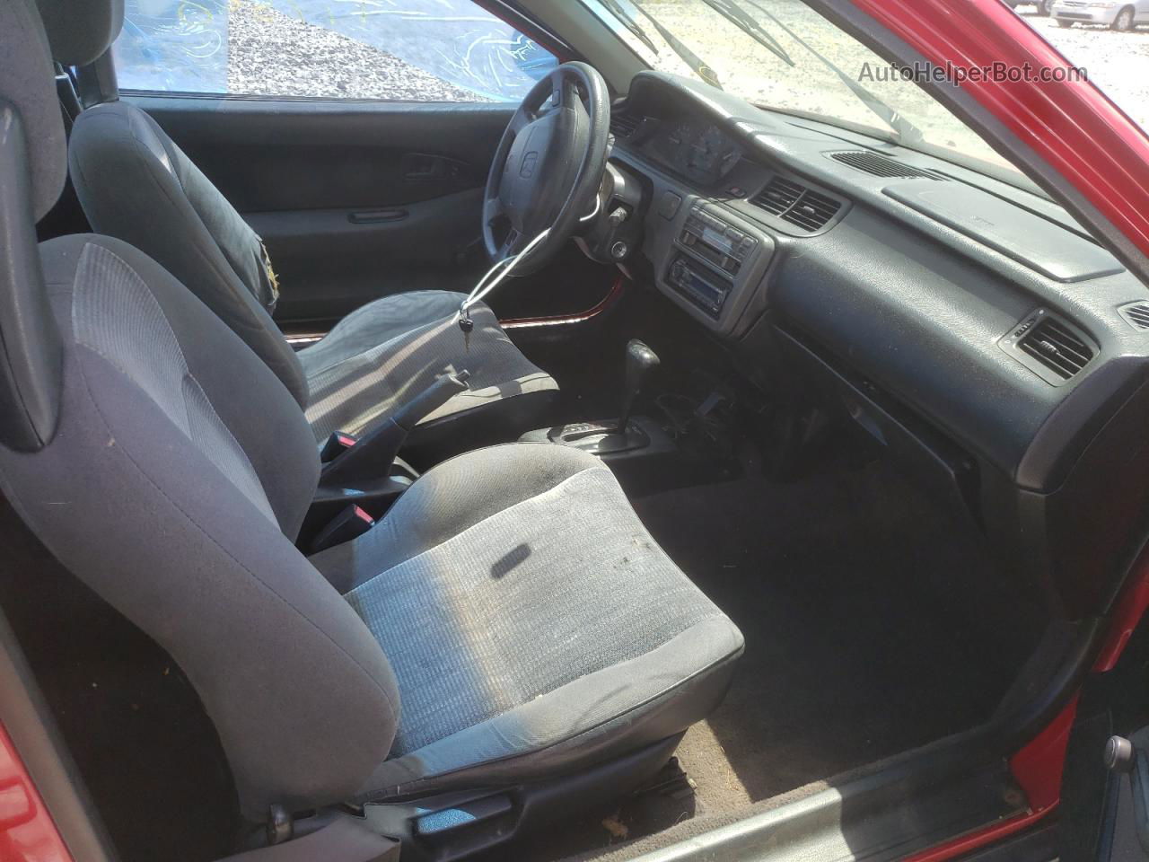 1995 Honda Civic Dx Red vin: 1HGEJ2229SL020926