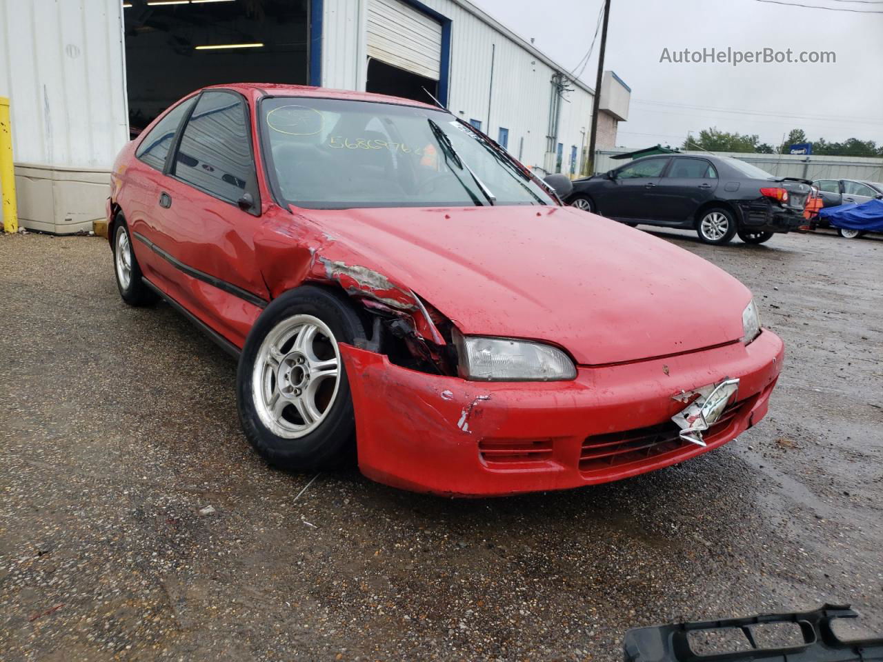 1995 Honda Civic Dx Red vin: 1HGEJ2229SL020926