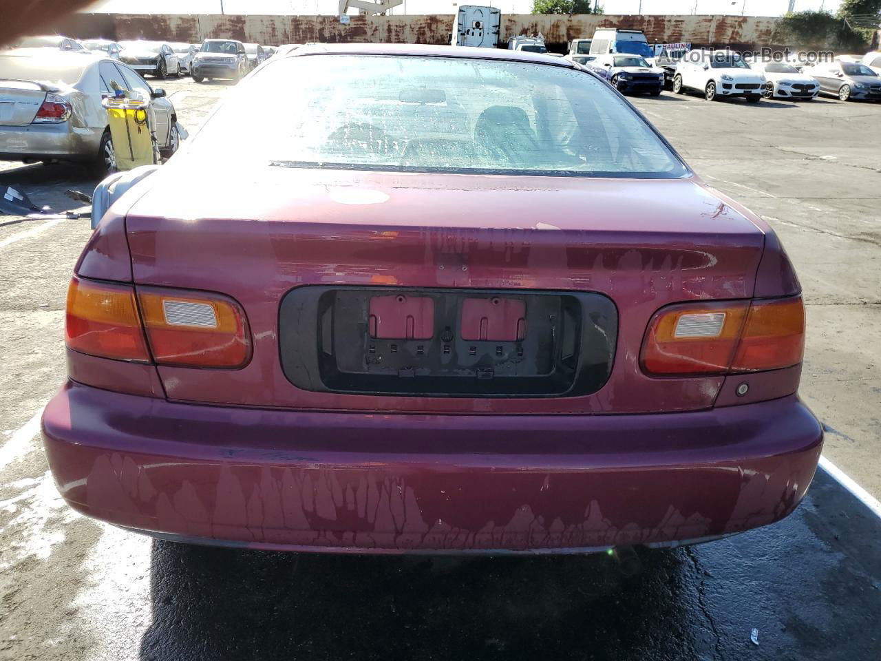 1993 Honda Civic Dx Purple vin: 1HGEJ2241PL019603