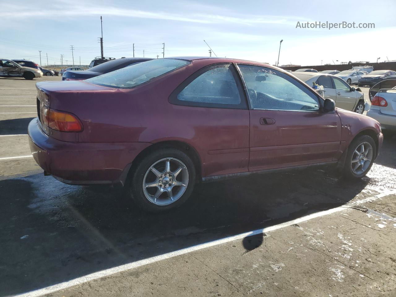 1993 Honda Civic Dx Purple vin: 1HGEJ2241PL019603