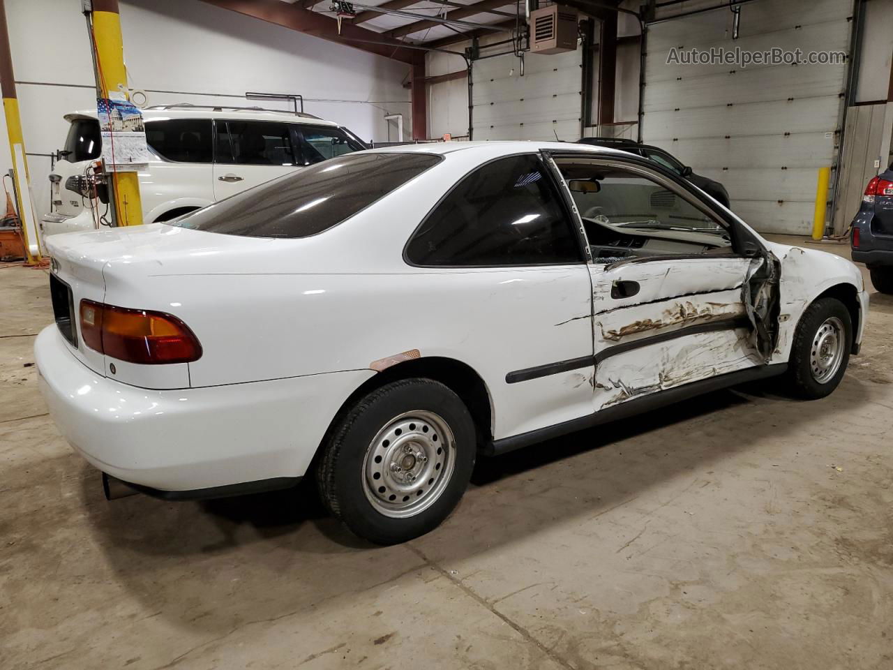 1993 Honda Civic Dx White vin: 1HGEJ2242PL023675