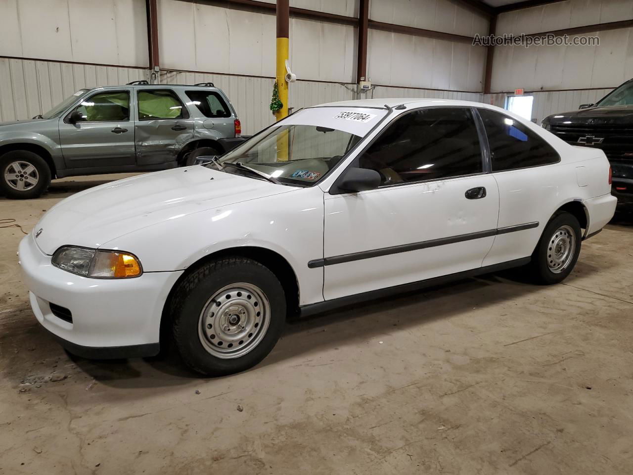 1993 Honda Civic Dx White vin: 1HGEJ2242PL023675