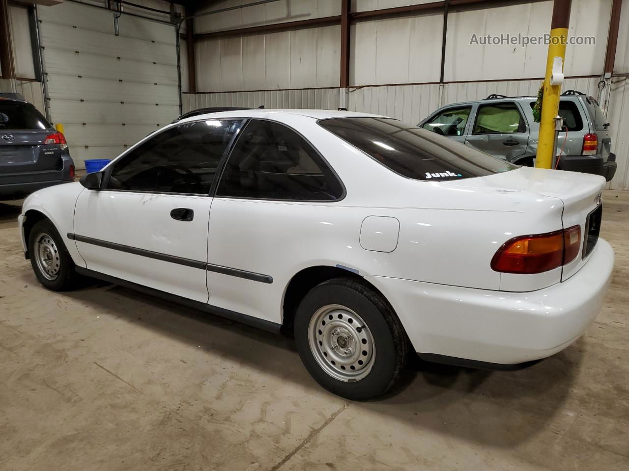 1993 Honda Civic Dx White vin: 1HGEJ2242PL023675