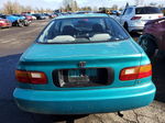 1993 Honda Civic Dx Бирюзовый vin: 1HGEJ2249PL009417