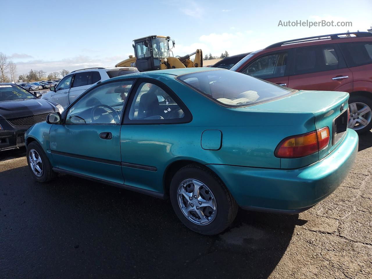 1993 Honda Civic Dx Бирюзовый vin: 1HGEJ2249PL009417