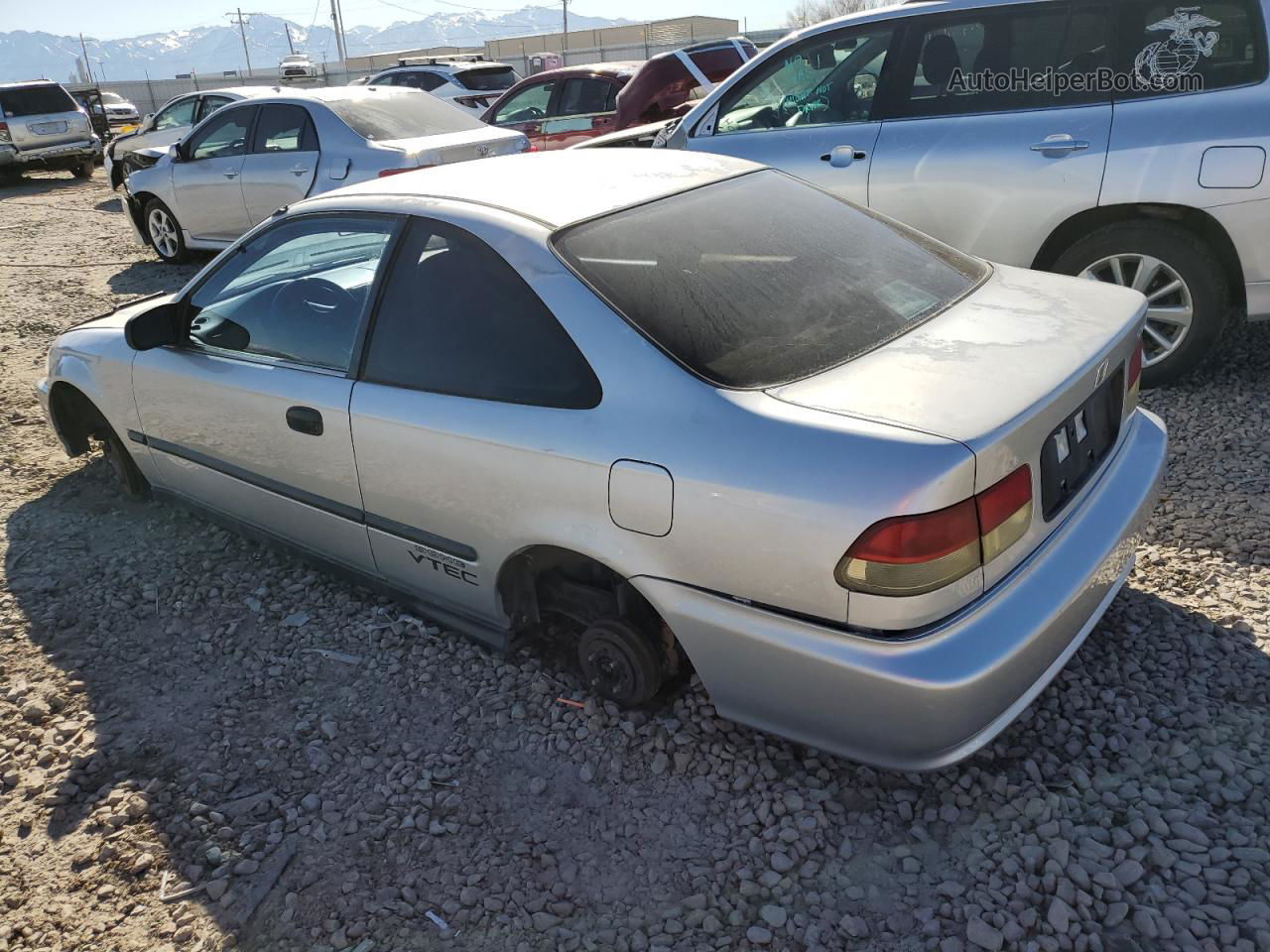 1998 Honda Civic Dx Silver vin: 1HGEJ6120WL025723