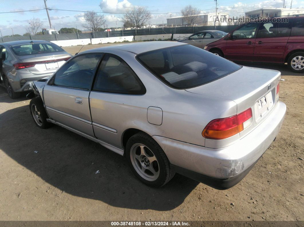 1996 Honda Civic Dx Silver vin: 1HGEJ6128TL040594