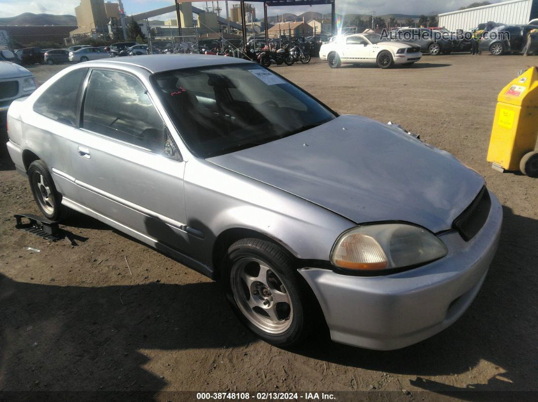 1996 Honda Civic Dx Silver vin: 1HGEJ6128TL040594