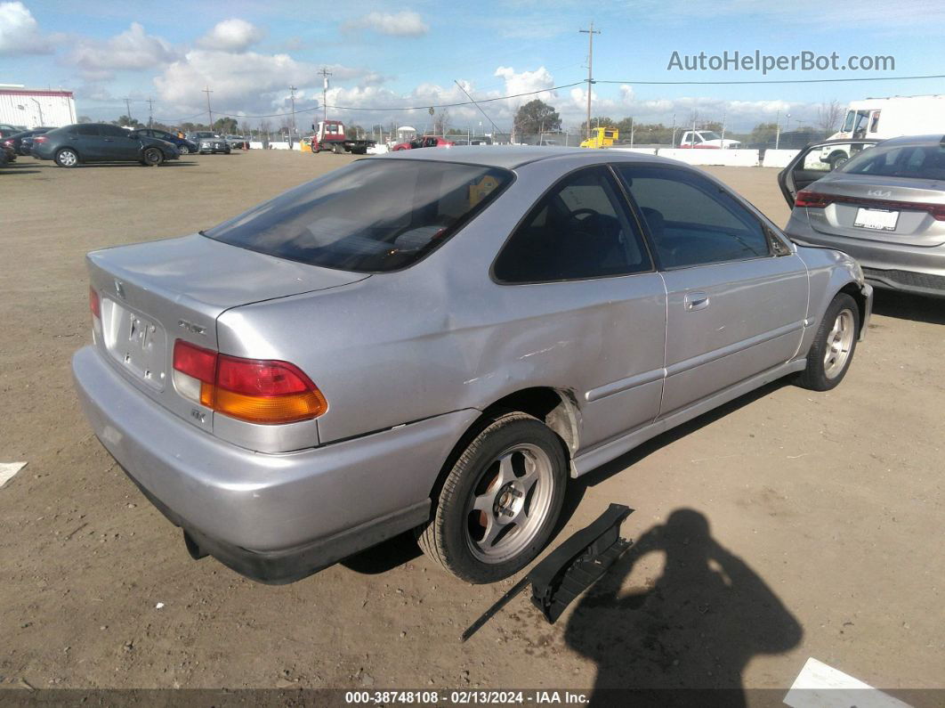 1996 Honda Civic Dx Silver vin: 1HGEJ6128TL040594