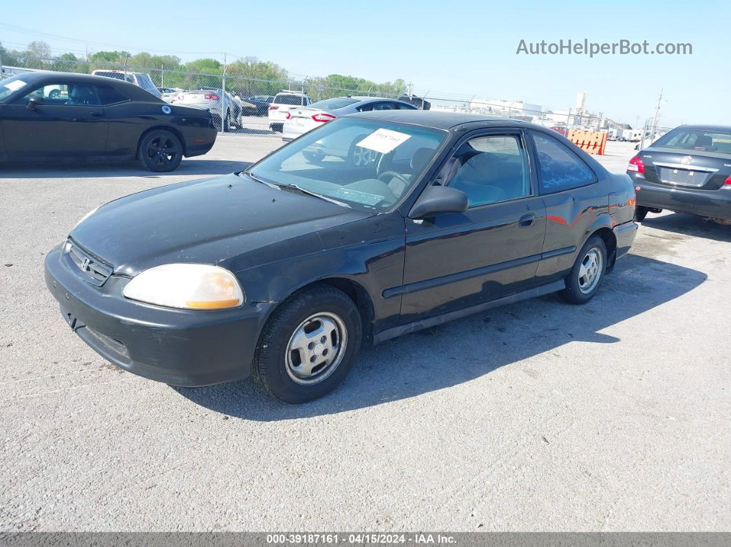 1996 Honda Civic Dx Black vin: 1HGEJ6129TL071577