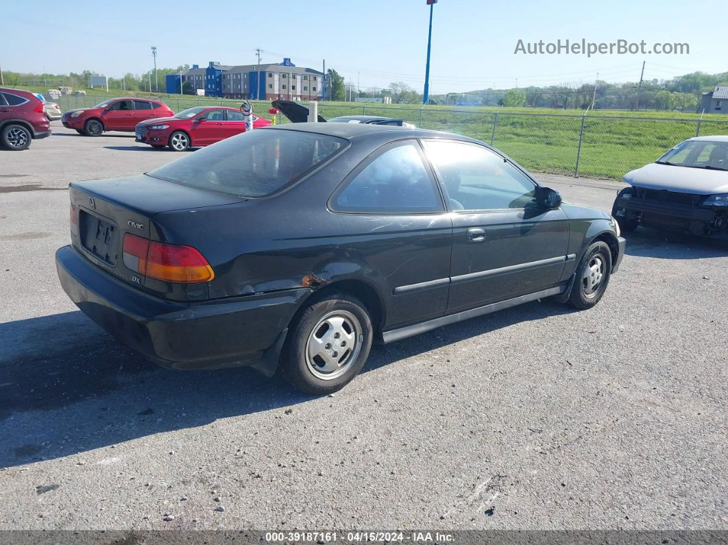 1996 Honda Civic Dx Black vin: 1HGEJ6129TL071577