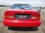 1996 Honda Civic Dx Red vin: 1HGEJ612XTL053900