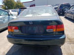 1998 Honda Civic Dx Зеленый vin: 1HGEJ6223WL109212