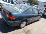 1998 Honda Civic Dx Green vin: 1HGEJ6223WL109212