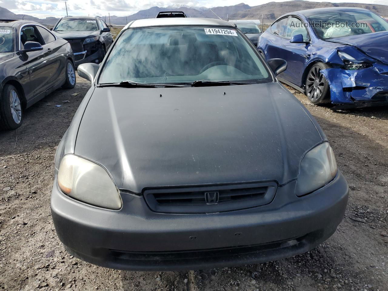 1998 Honda Civic Dx Gray vin: 1HGEJ6224WL050784