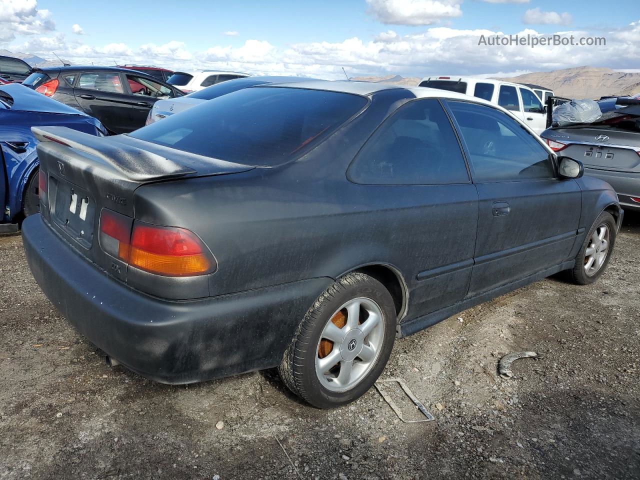 1998 Honda Civic Dx Gray vin: 1HGEJ6224WL050784