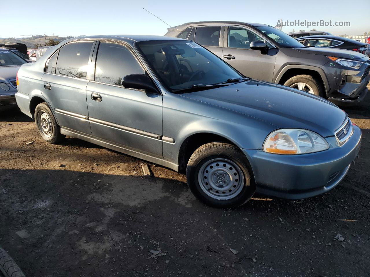 1996 Honda Civic Dx Blue vin: 1HGEJ6524TL041235