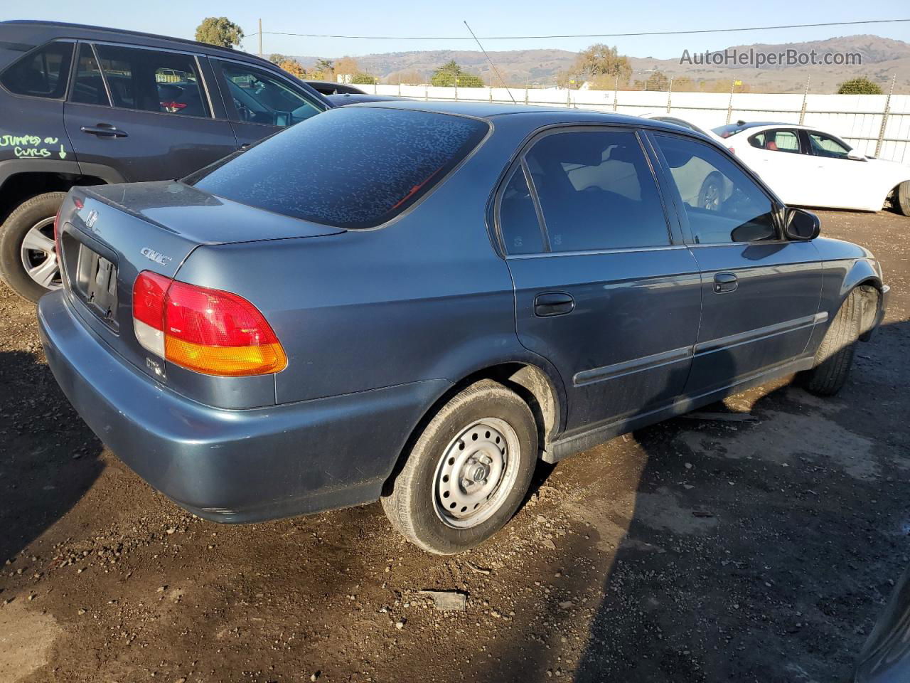 1996 Honda Civic Dx Blue vin: 1HGEJ6524TL041235