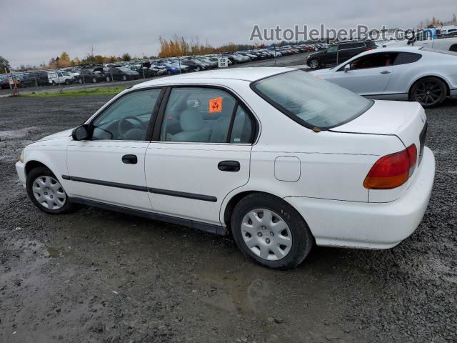 1998 Honda Civic Lx White vin: 1HGEJ6570WL007969