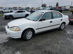 1998 Honda Civic Lx White vin: 1HGEJ6570WL007969