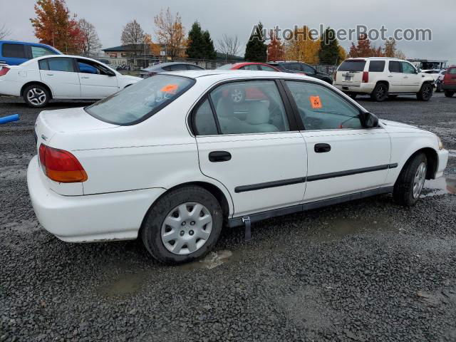 1998 Honda Civic Lx White vin: 1HGEJ6570WL007969