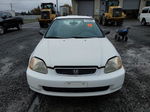 1998 Honda Civic Lx White vin: 1HGEJ6570WL007969