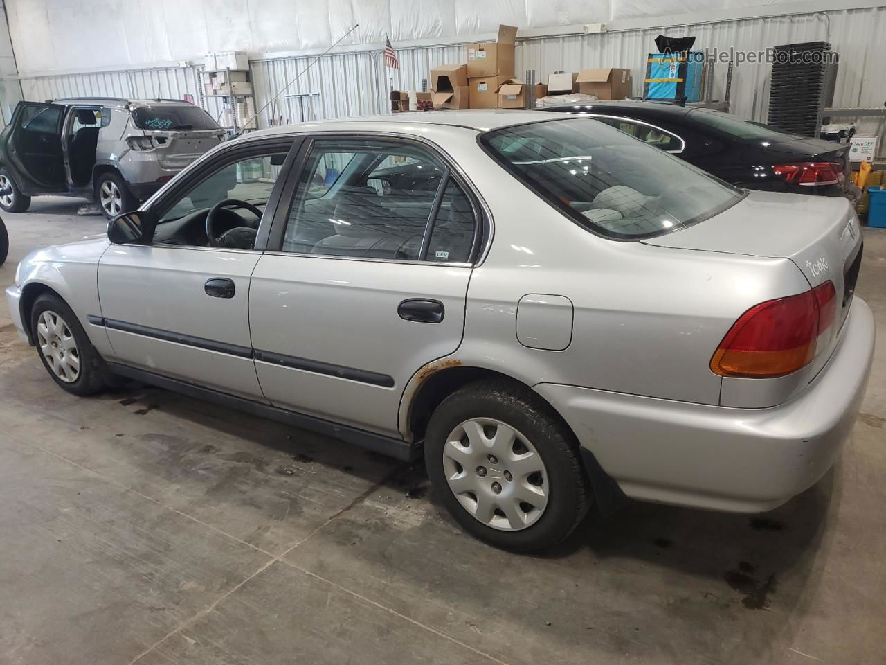 1998 Honda Civic Lx Silver vin: 1HGEJ6570WL010905